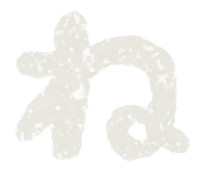 Hiragana Japanese syllabary paint characters