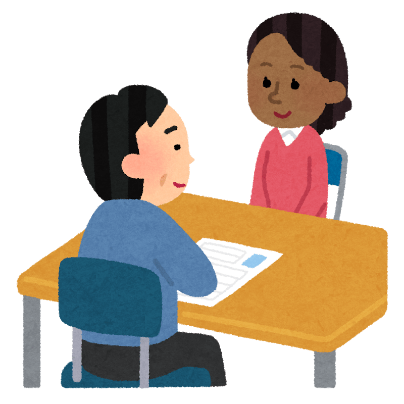 Interviews for various part-time jobs (foreign women)