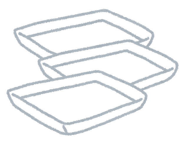 Styrofoam tray (garbage)