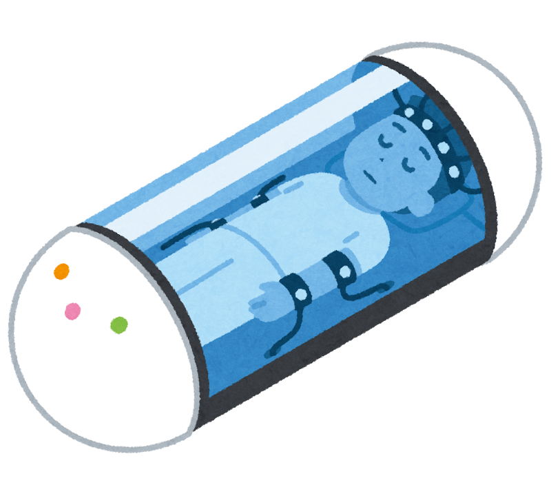 Person in cold sleep (male)