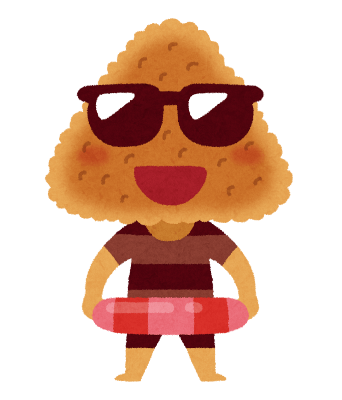 Onigiri character (grilled rice ball)