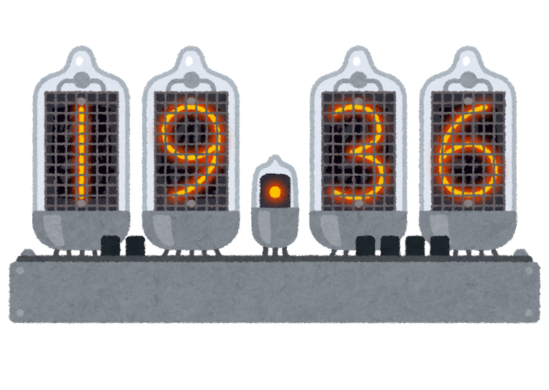 Nixie tube clock