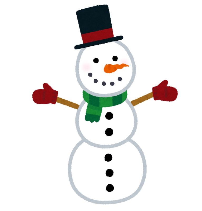 Three-tiered snowman