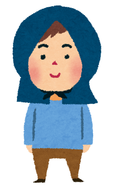 Earthquake (boy with disaster prevention hood)