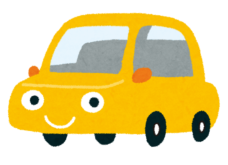 Car characters of various colors