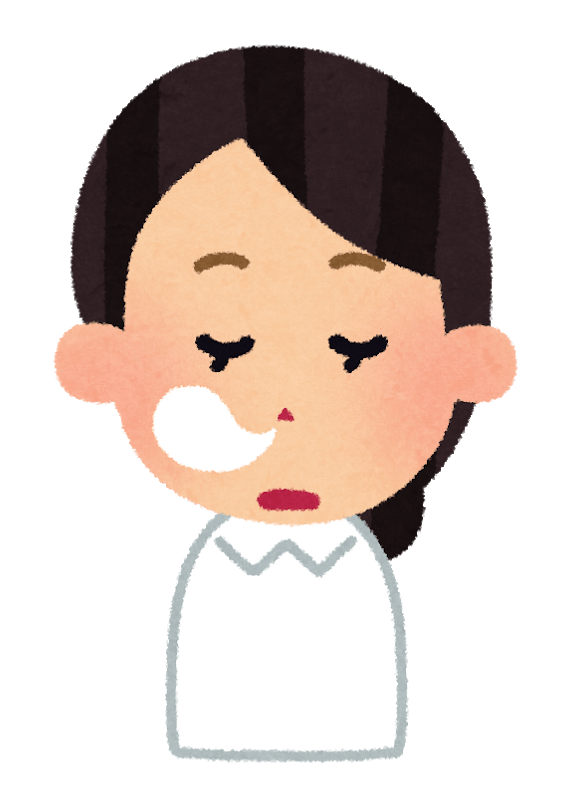 Female nurse's facial expression 3 (without nurse cap)