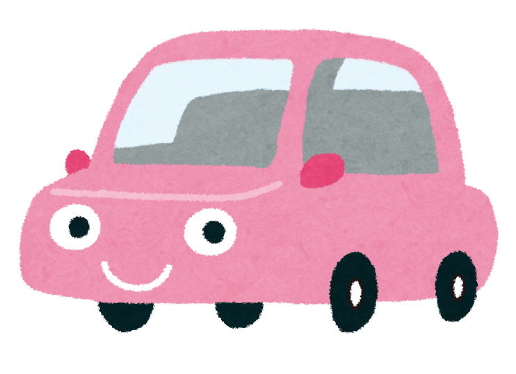 Car characters of various colors