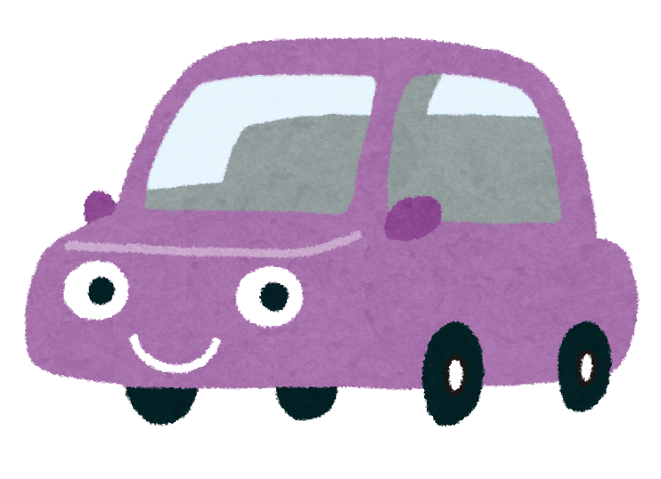 Car characters of various colors