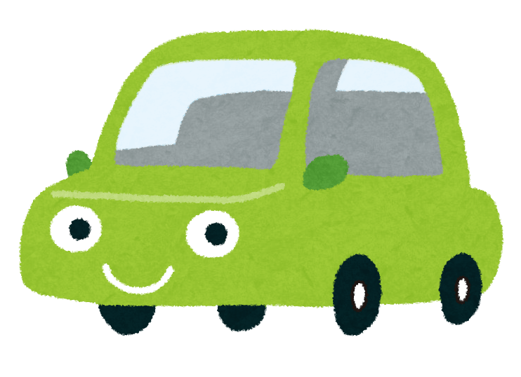 Car characters of various colors