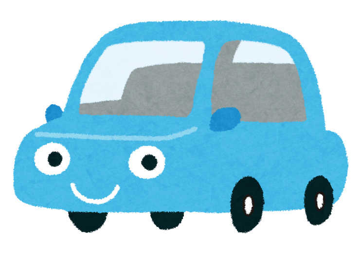 Car characters of various colors