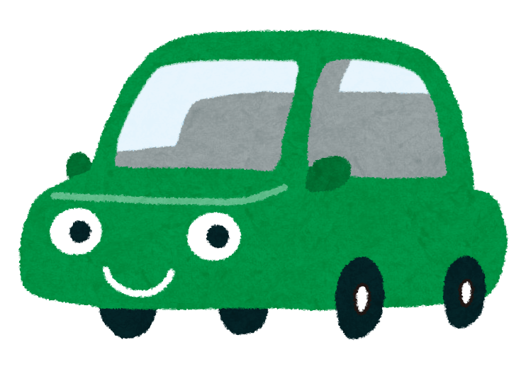 Car characters of various colors