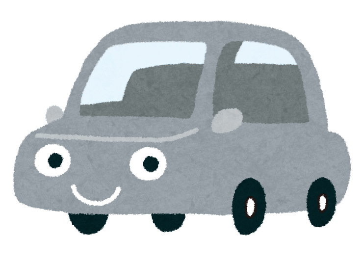 Car characters of various colors