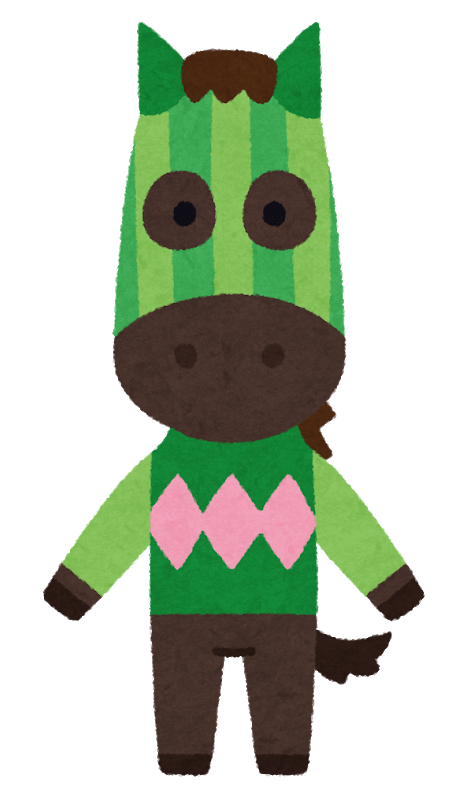 Various racehorse characters