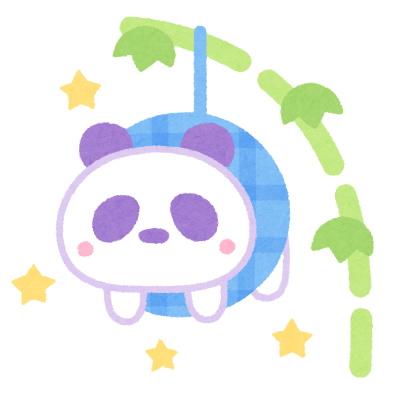 Yumekawa animal (panda)