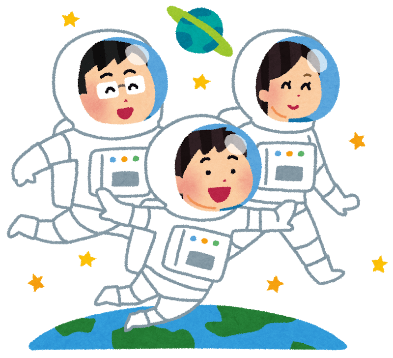 Space travel with family