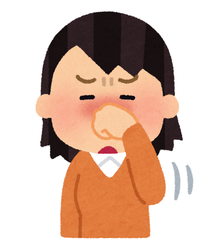 Person who rubs nose (female)