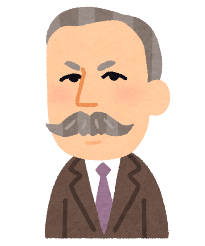 Caricature of Conan Doyle