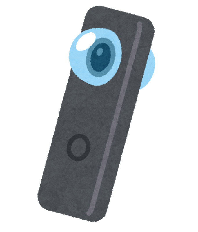 Spherical camera (stick type)