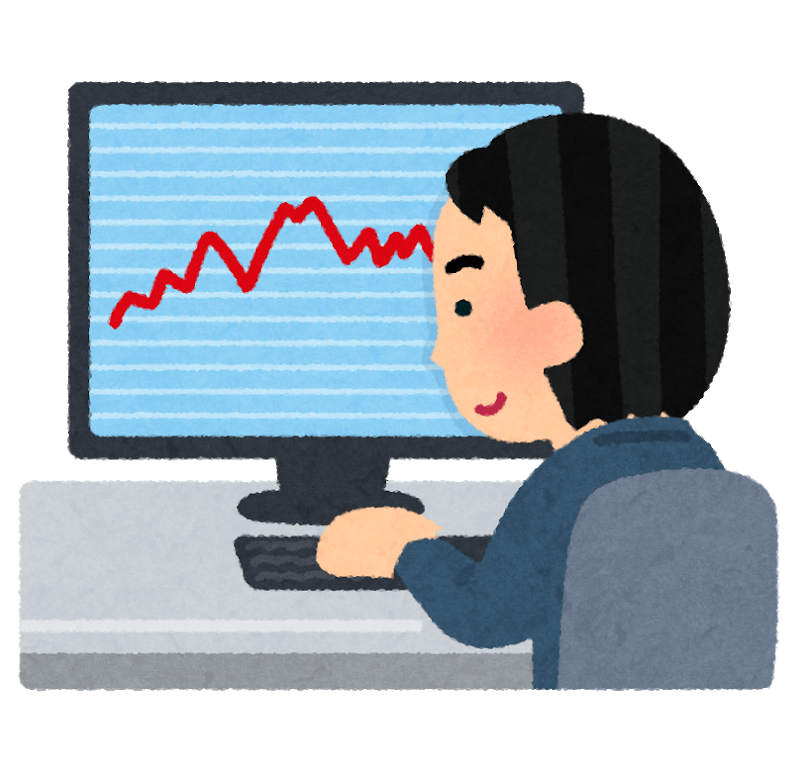 Stock (Trader looking at the graph)