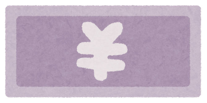 Various money marks (yen)
