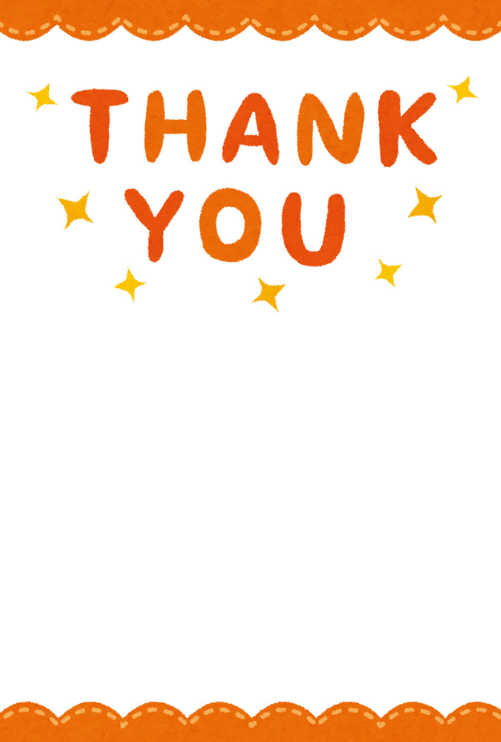 Message card template (Thank-You)