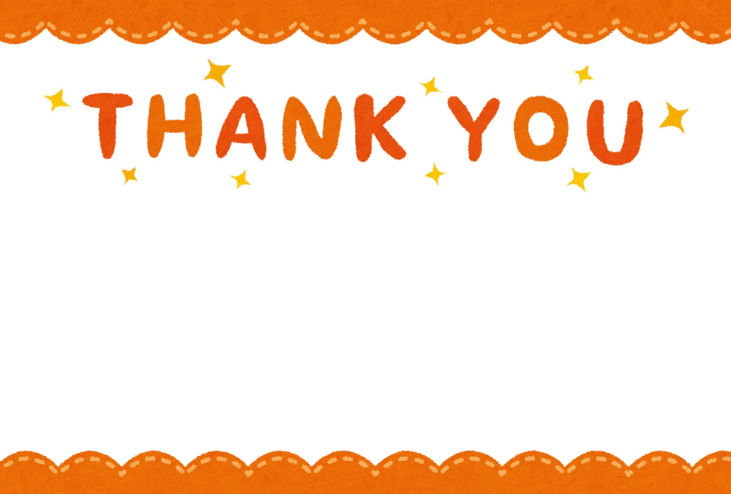 Message card template (Thank-You)