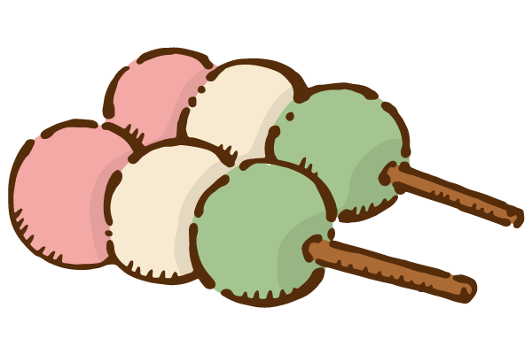 Three-color dumpling