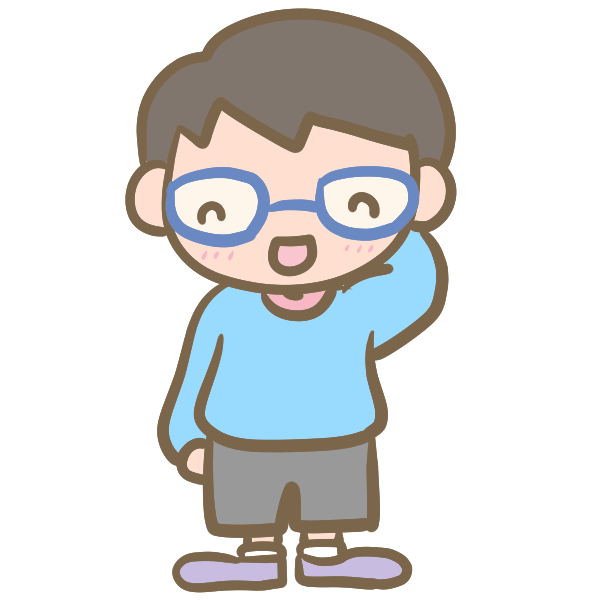 Shining boy (glasses)