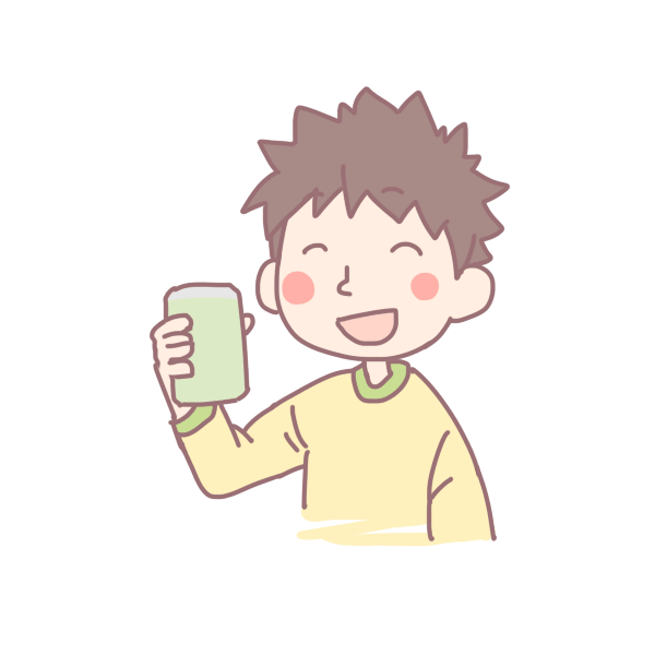 Man who drinks alcohol