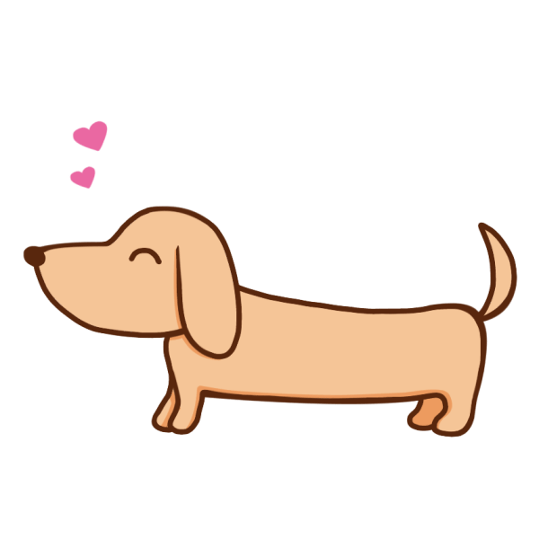 Heart and Dachshund