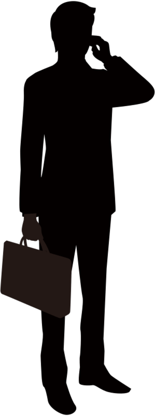 Businessman with a bag