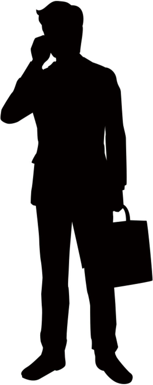 Businessman with a bag