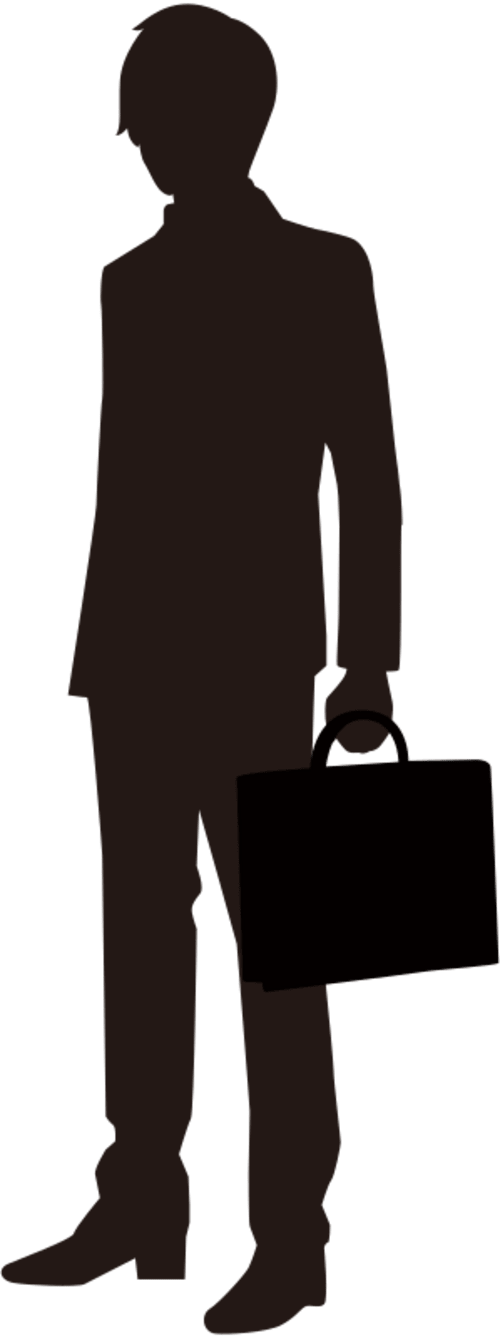 Businessman with a bag