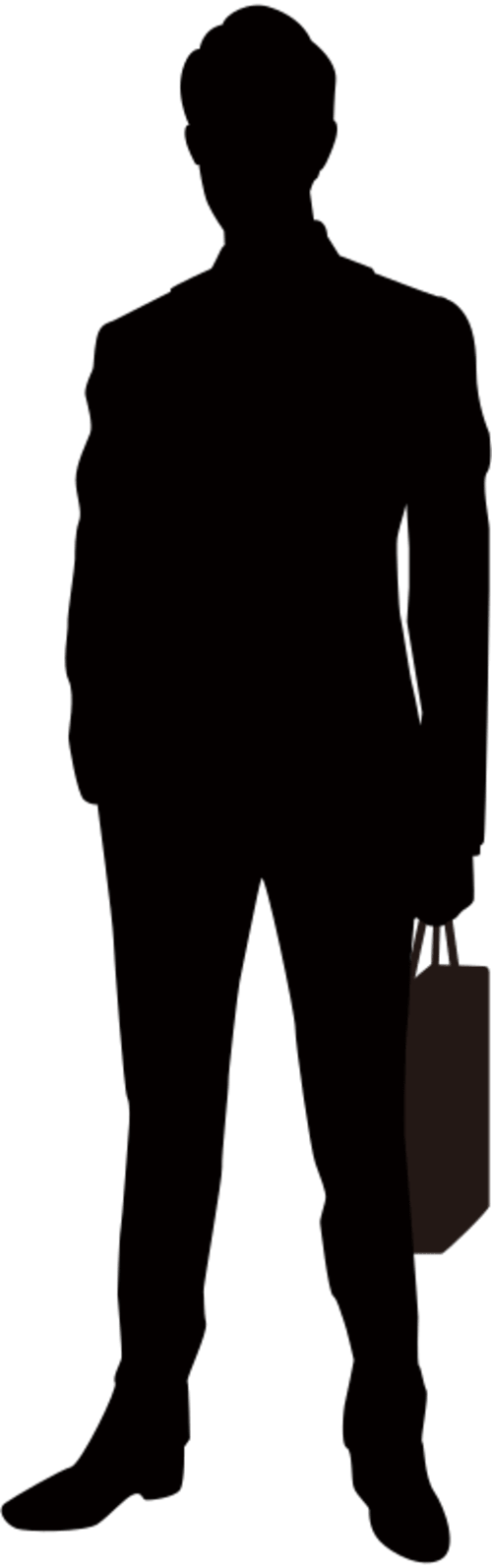 Businessman with a bag