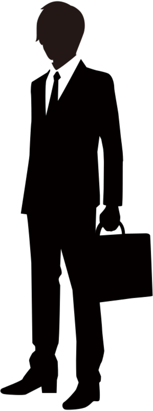 Businessman with a bag