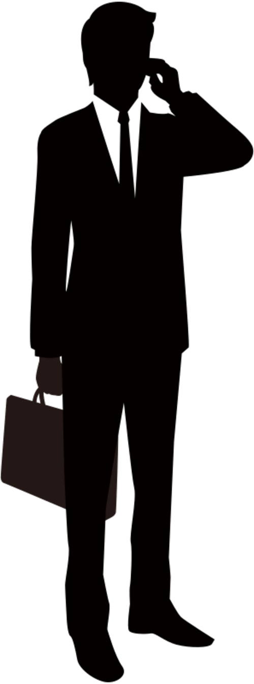 Businessman with a bag