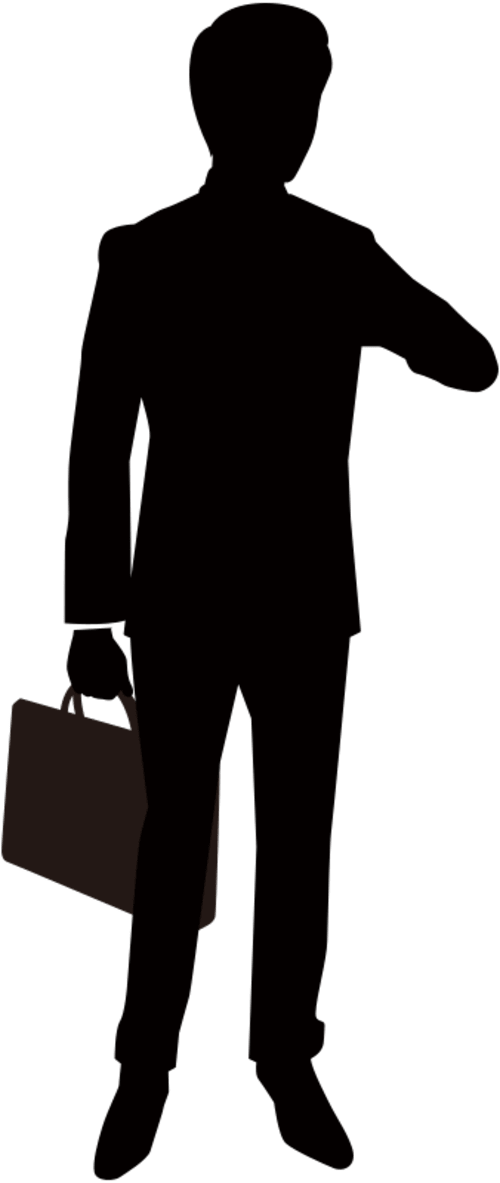 Businessman with a bag