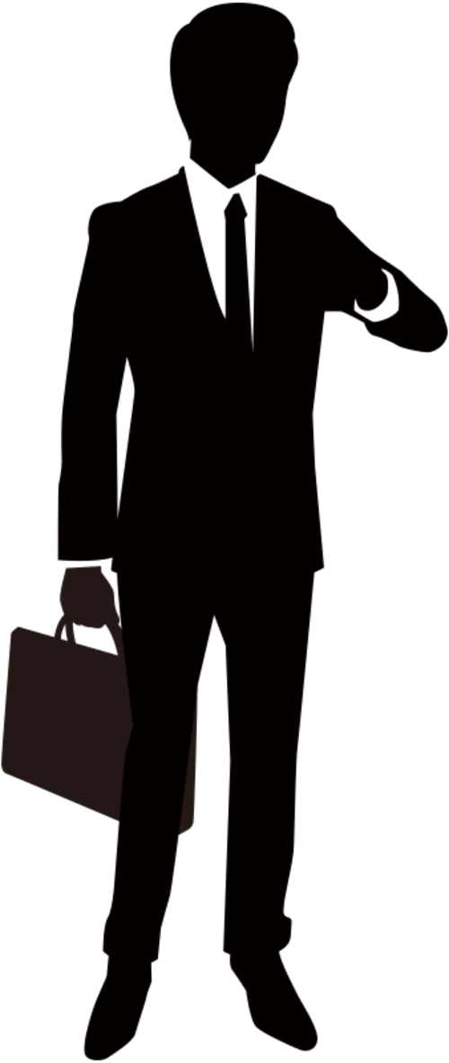 Businessman with a bag