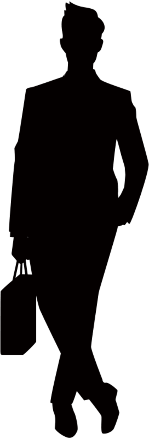 Businessman with a bag