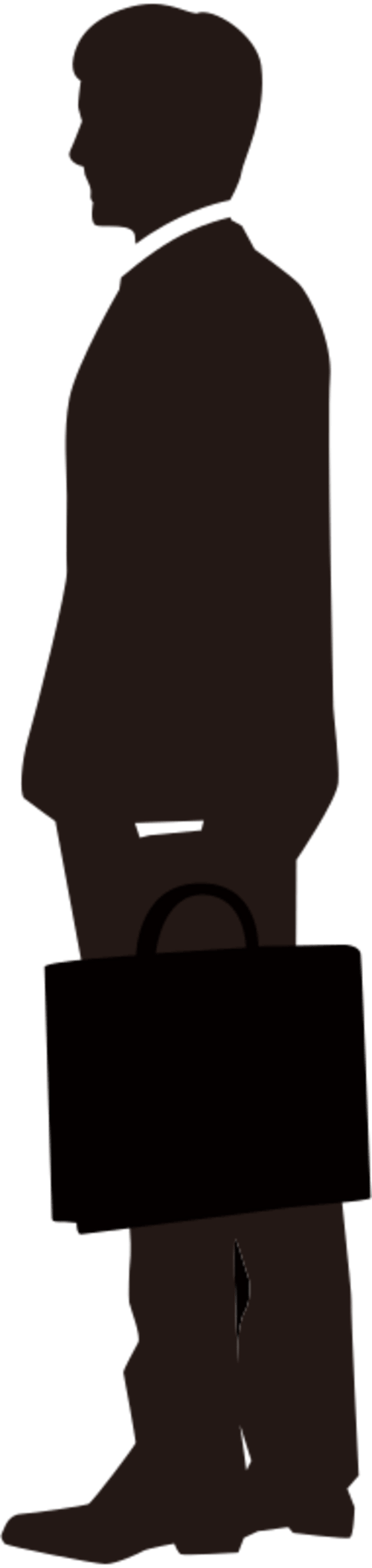 Businessman with a bag