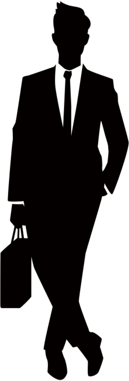 Businessman with a bag