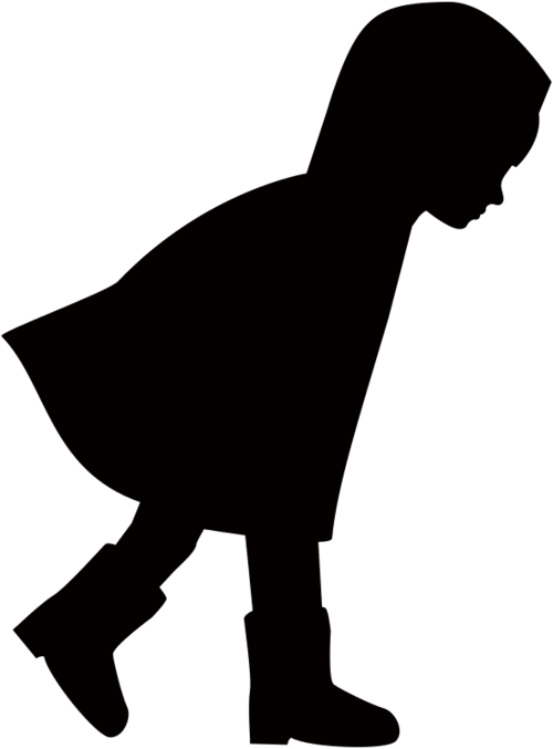 People going through the storm