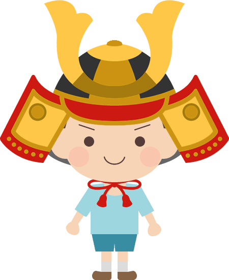 (Tango no Sekku / Children's Day) A cute boy wearing a helmet