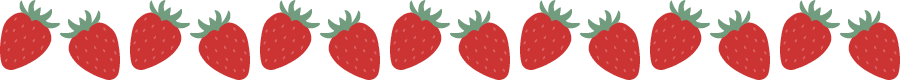 (Fruit-Fruit) Strawberry (Strawberry-Strawberry) line decoration Ruled line