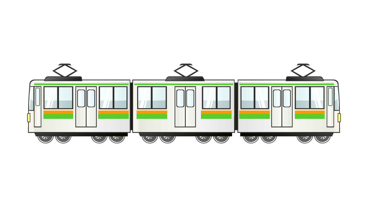 3-car train on the Tokaido Main Line