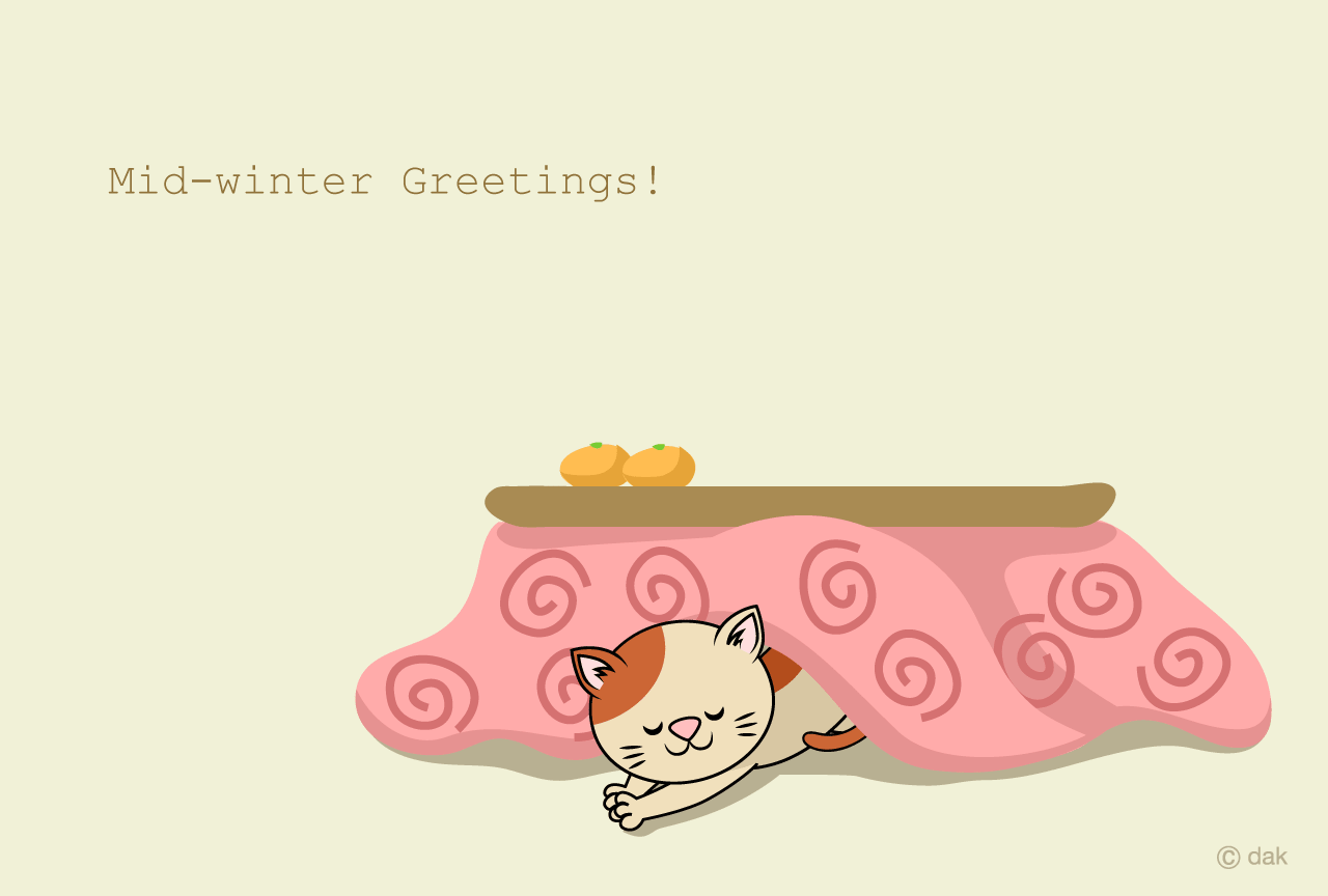 Cats curl up with a kotatsu