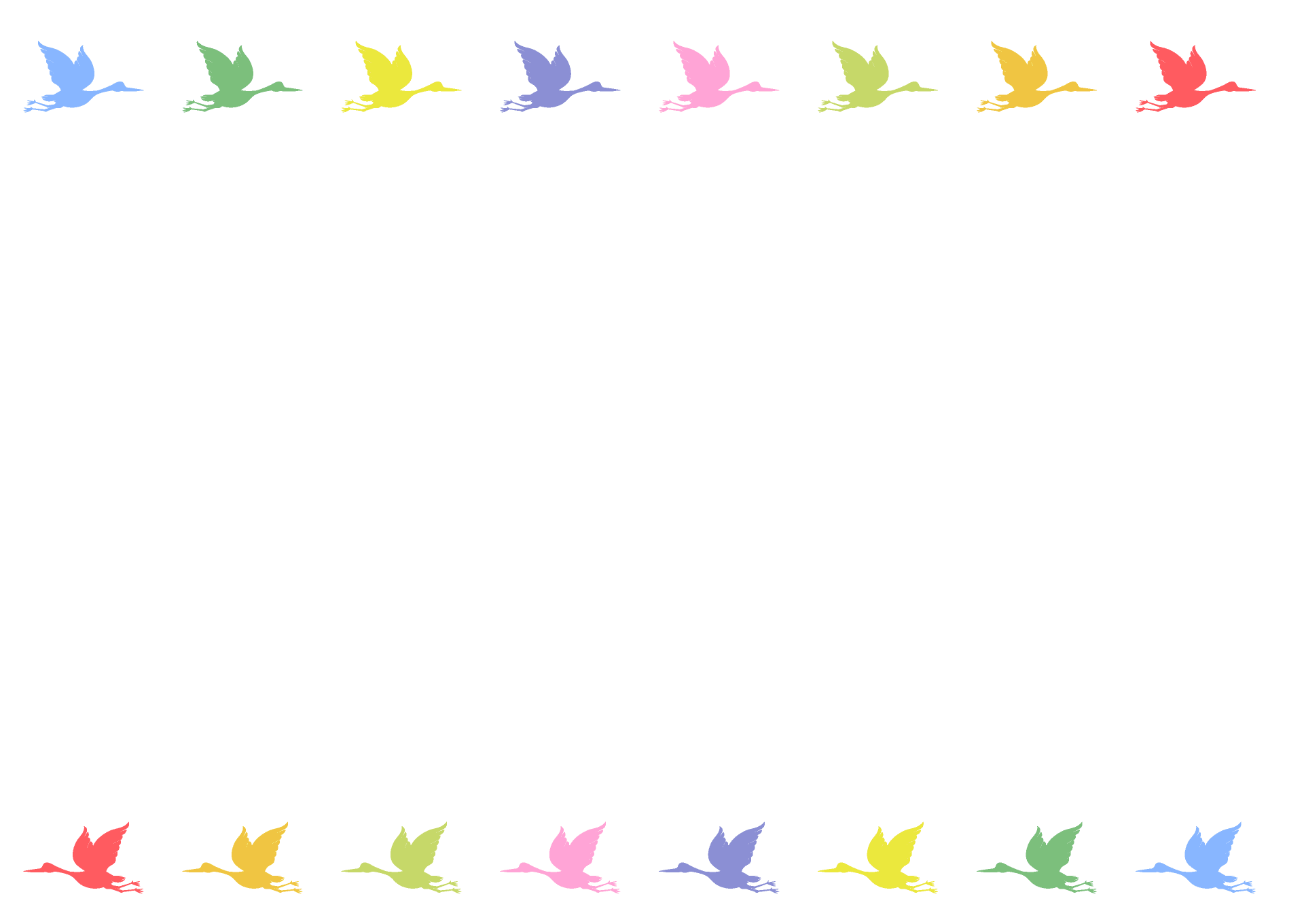 Colorful crane frame