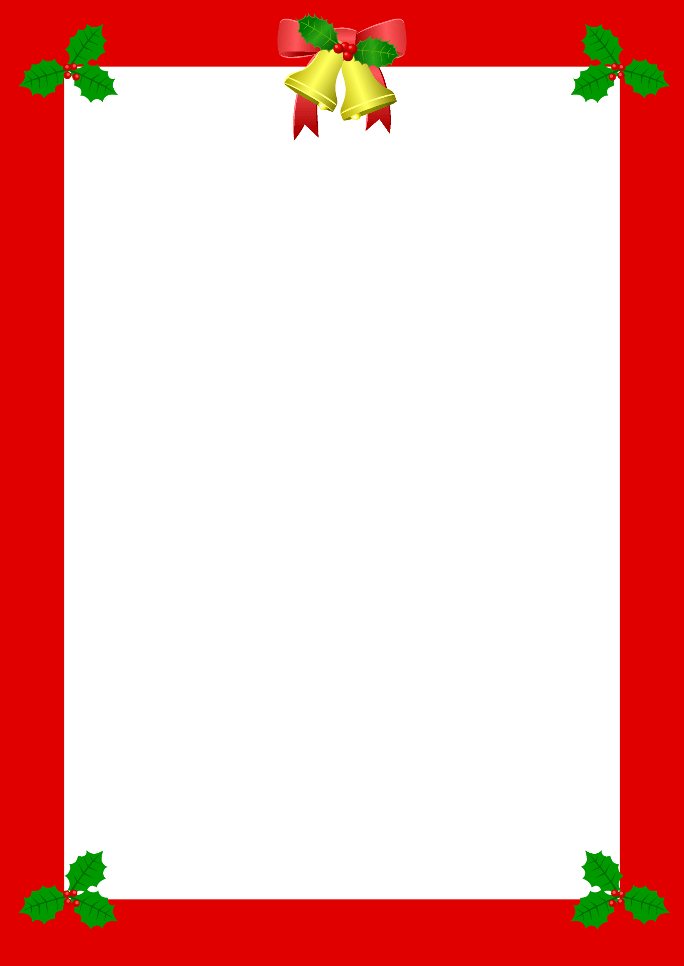 Christmas bell frame
