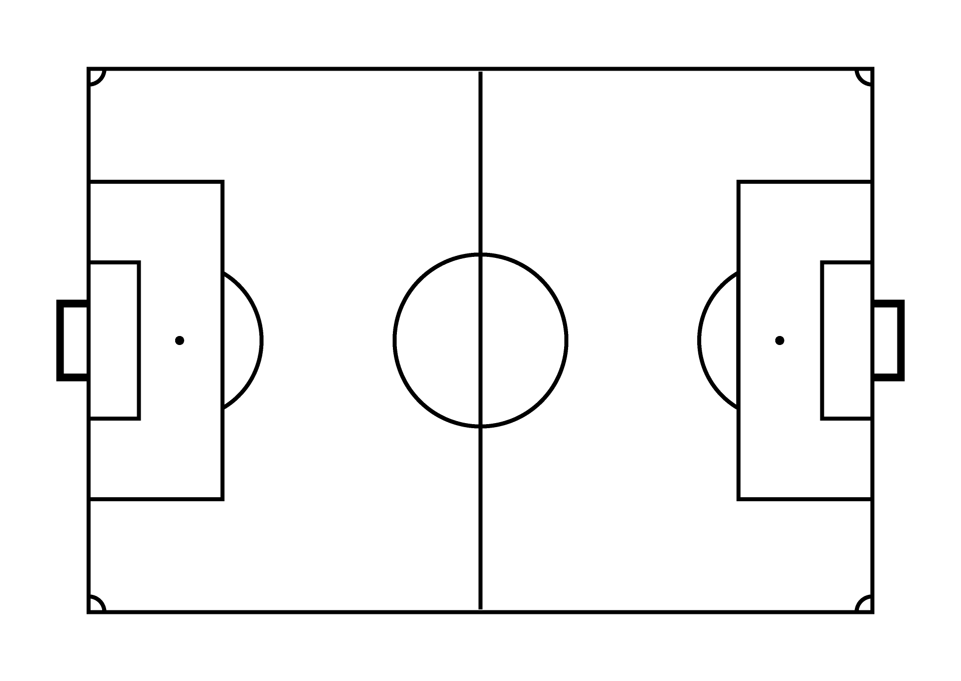 Black and white soccer court wallpaper