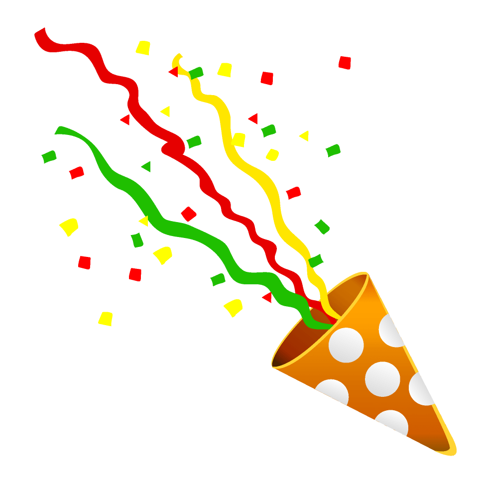 Orange polka dot cracker